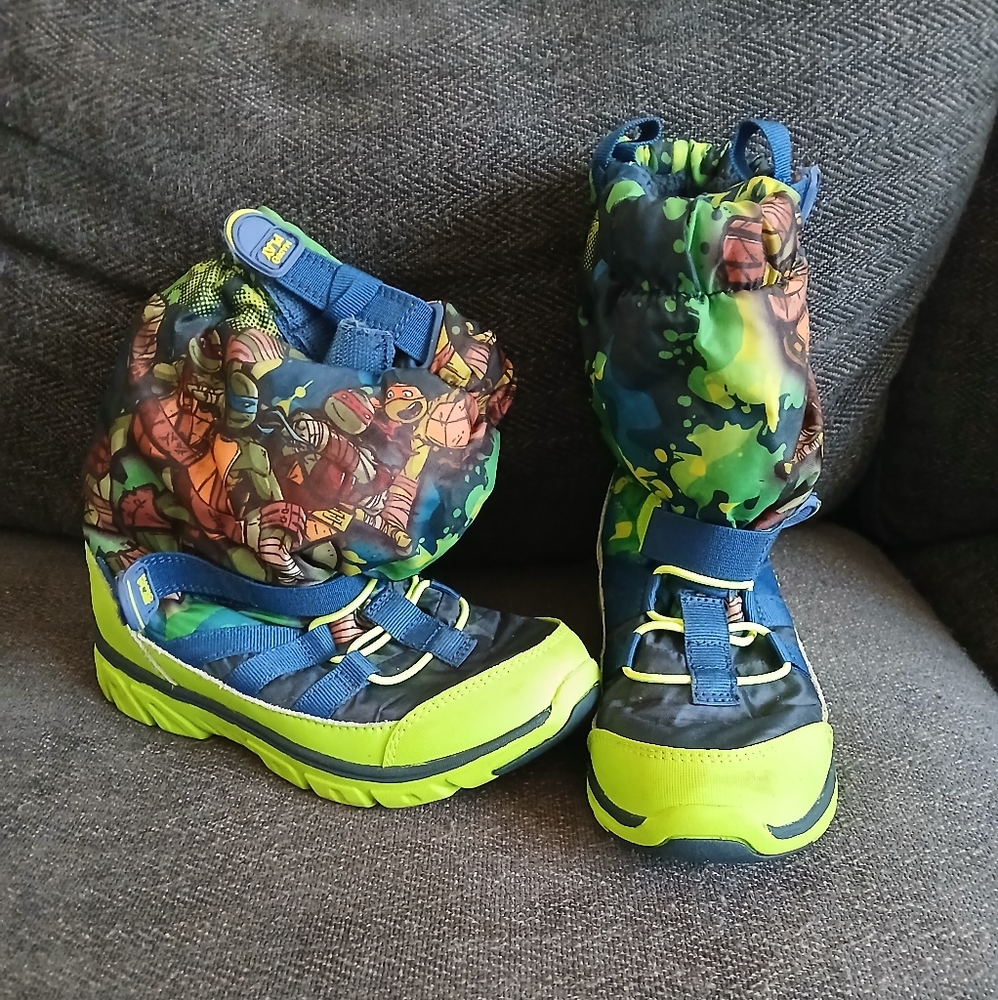 Stride Rite Tmnt Rain/snow Boots